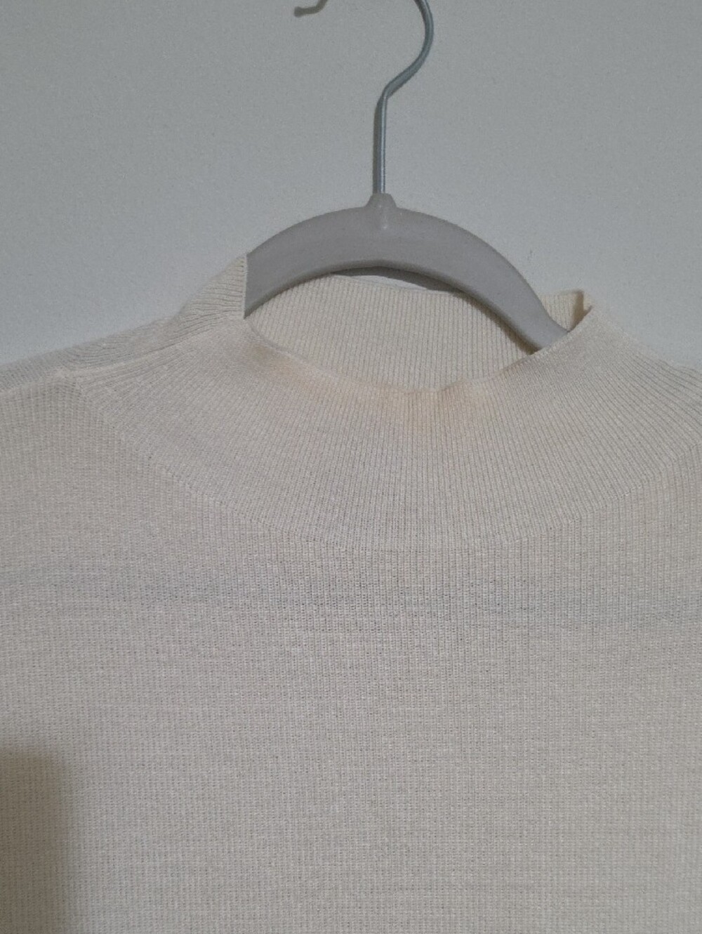 COS Cream Ribbed Knit Top - Picture 4 of 6